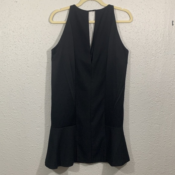 Parker NWT Black Sleeveless Mini Cocktail Dress       size M - Picture 7 of 14